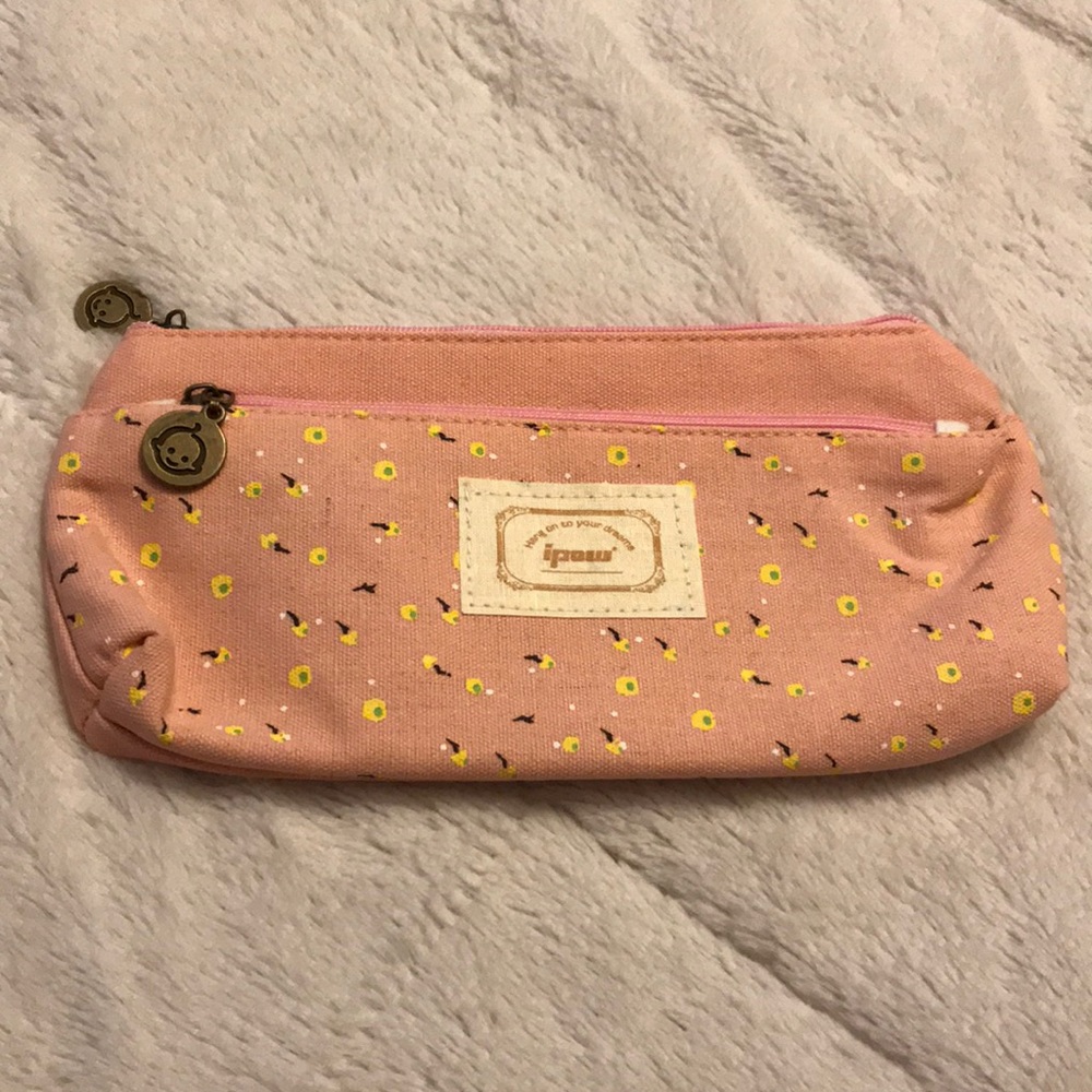 IPOW flower floral canvas pouch case
